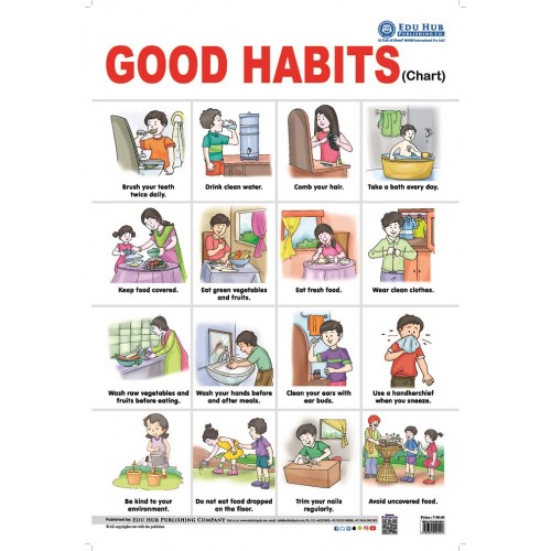 Good Habits Poster For Kids